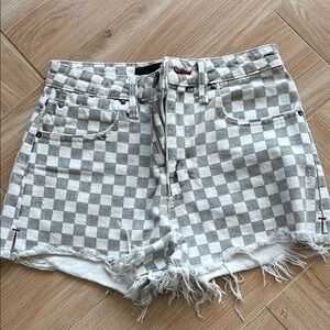 Alexander Wang Checkered Denim Women's Shorts